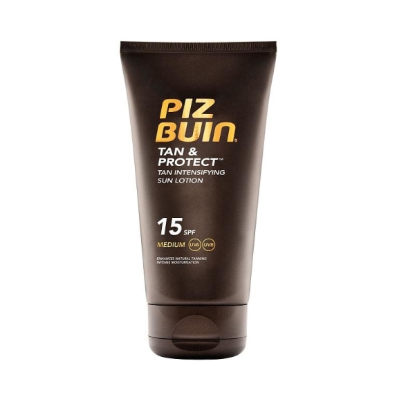 Piz Buin Tan &amp; Protect Tan Intensifying Sun Lotion SPF15 150ml Brown