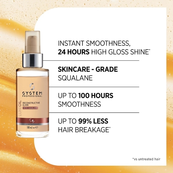System Professional LuxeOil Reconstructive Elixir 100ml Guld