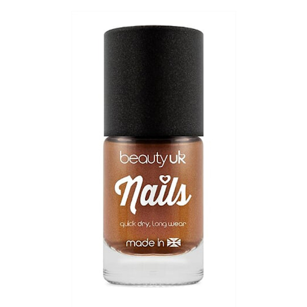 Beauty UK Chrome Nail Polish - Copper Transparent