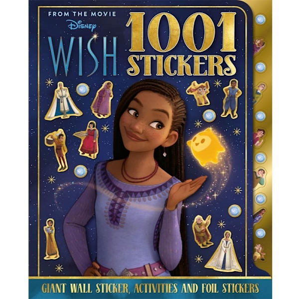 Disney Wish 1001 Stickers Purple