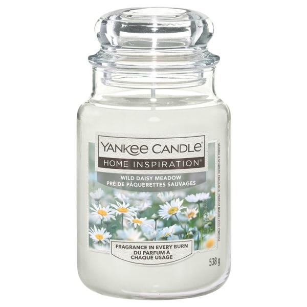 Yankee Candle Home Inspiration Large Wild Daisy Meadow 538g White