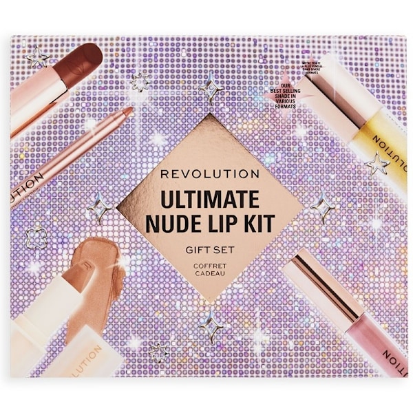 Makeup Revolution Ultimate Nude Lip Kit Rosa