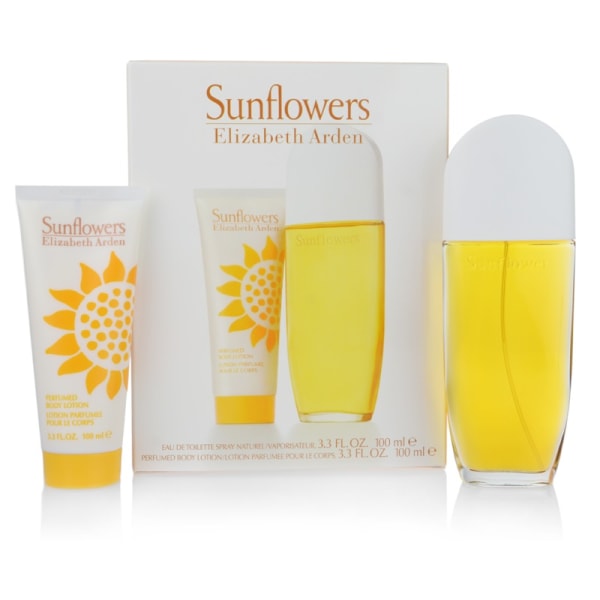 Giftset Elizabeth Arden Sunflowers Edt 100ml + Body Lotion Gul
