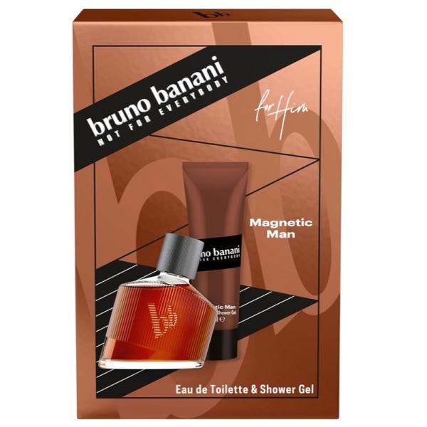 Giftset Bruno Banani Magnetic Man Edt 30ml + Shower Gel 50ml Orange