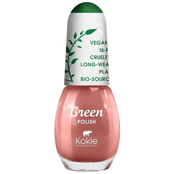 Kokie Green Nail Polish - Kitten Transparent