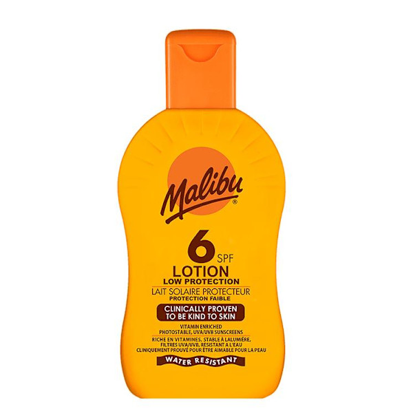 Malibu Sun Lotion SPF6 200ml White