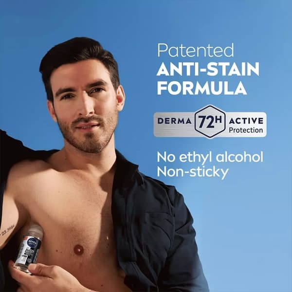 Nivea Men Invisible Black & White Power Roll On 50ml White