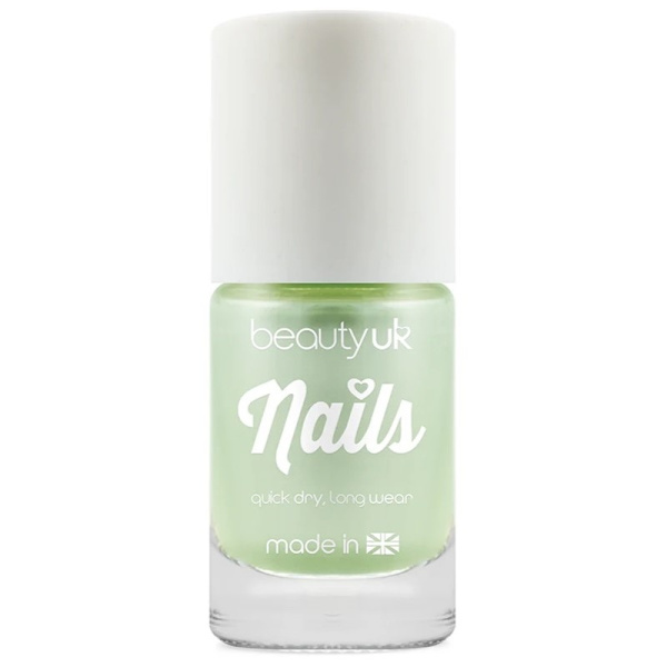 Beauty UK Candy Pearl Nail Polish - Green Transparent