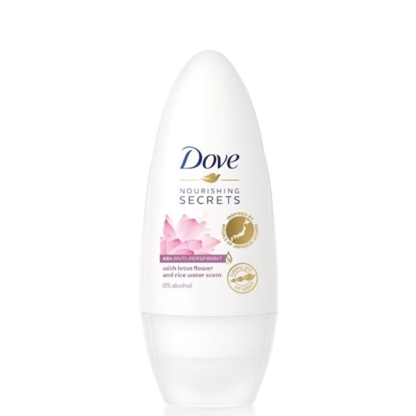 Dove Deodorant Lotus Flower Rice Water 50ml White