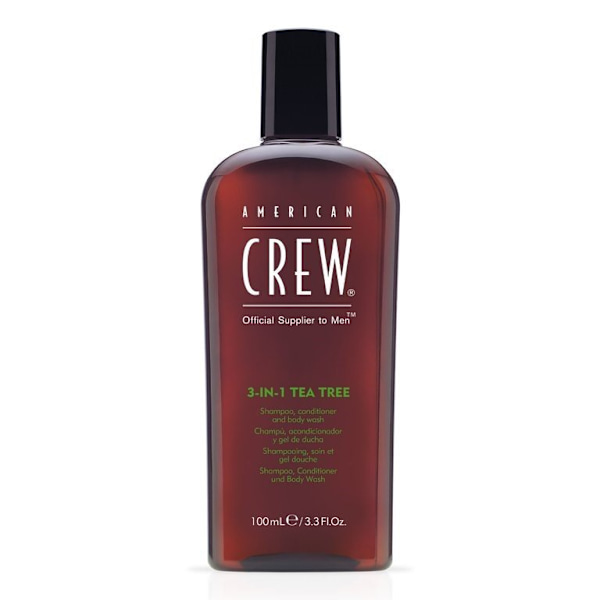 American Crew 3 In 1 Tea Tree 450ml Wine red