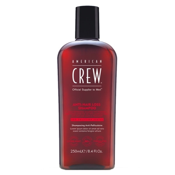 American Crew Anti-Hair Loss Shampoo 250ml Brun