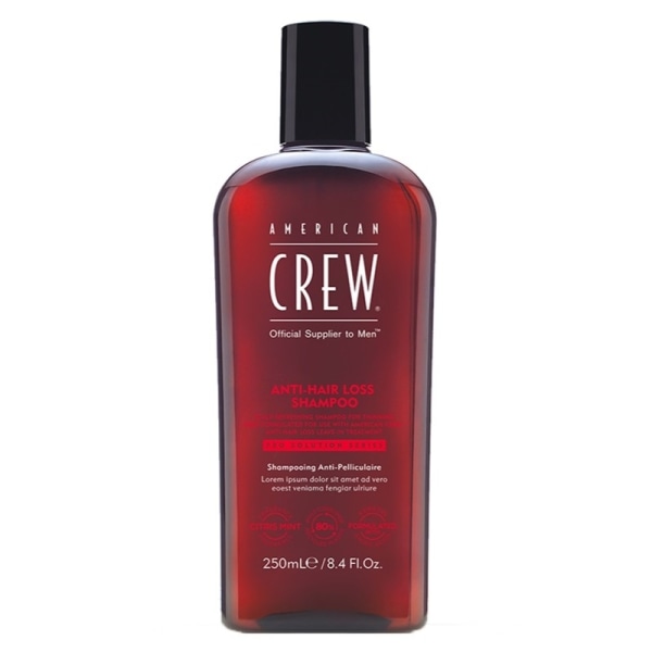 American Crew Anti-Hair Loss Shampoo 250ml Brun