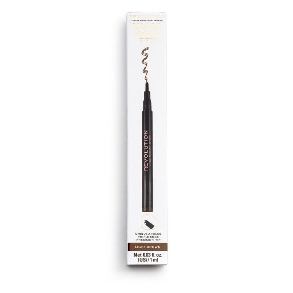 Makeup Revolution Micro Brow Pen - Light Brown Brun