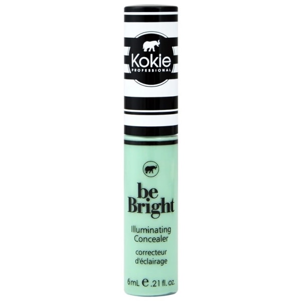 Kokie Be Bright Illuminating Concealer Color Correct - Green Grön