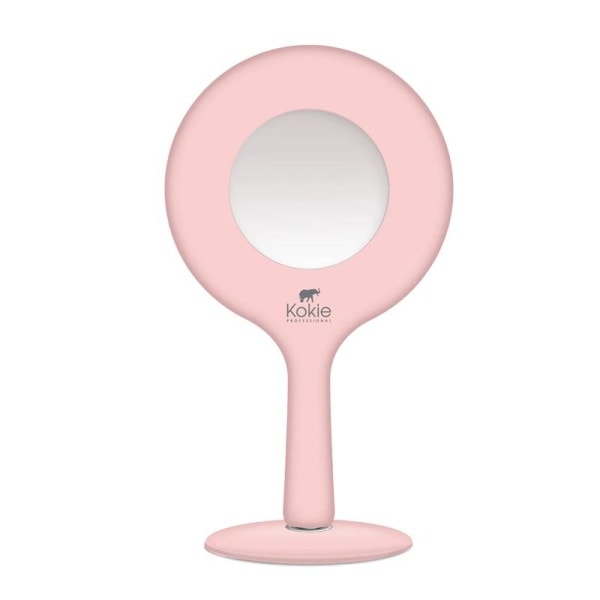 Kokie LED Handheld Ring Mirror - USB Rechargeable Rosa