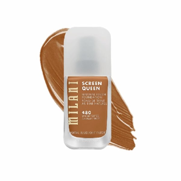Milani Screen Queen Foundation - 480 Spiced Toffee Transparent
