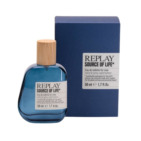 Replay Source Of Life Man Edt 50ml Blue