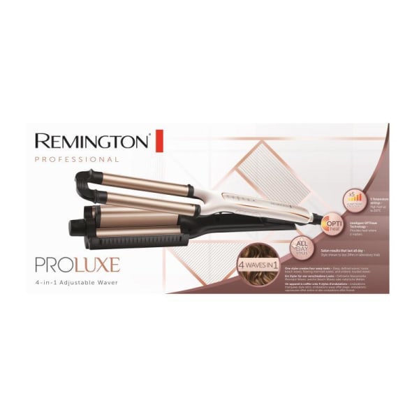 Remington PROluxe 4-in-1 Adjustable Waver multifärg