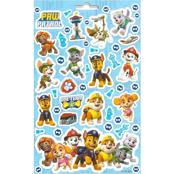 Paw Patrol 500 Stickers multifärg