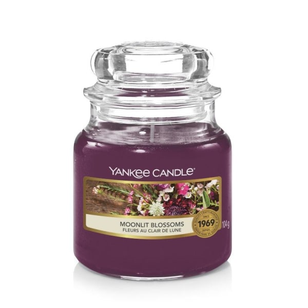 Yankee Candle Classic Small Jar Moonlit Blossoms 104g Purple