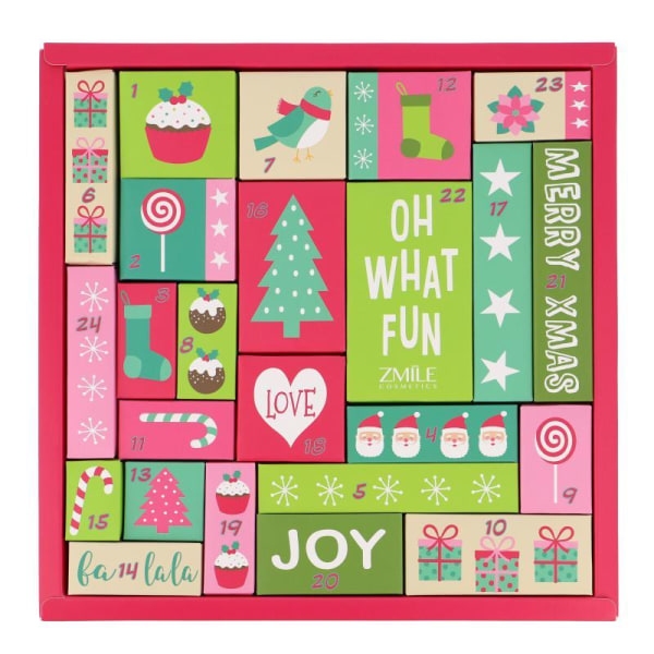 Zmile Cosmetics Advent Calendar Puzzle 'Oh What Fun' Multicolor