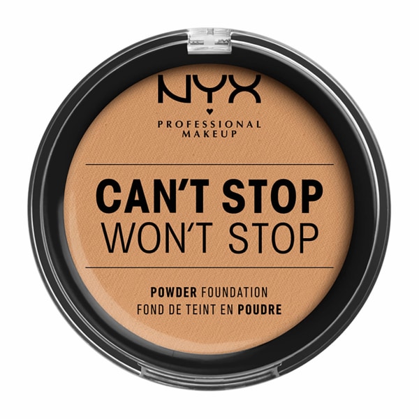 NYX PROF. MAKEUP Can&#39;t Stop Won&#39;t Stop Powder Foundation - blød Transparent
