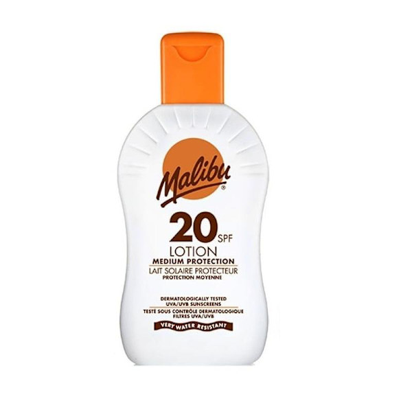 Malibu aurinkovoide SPF20 200ml White