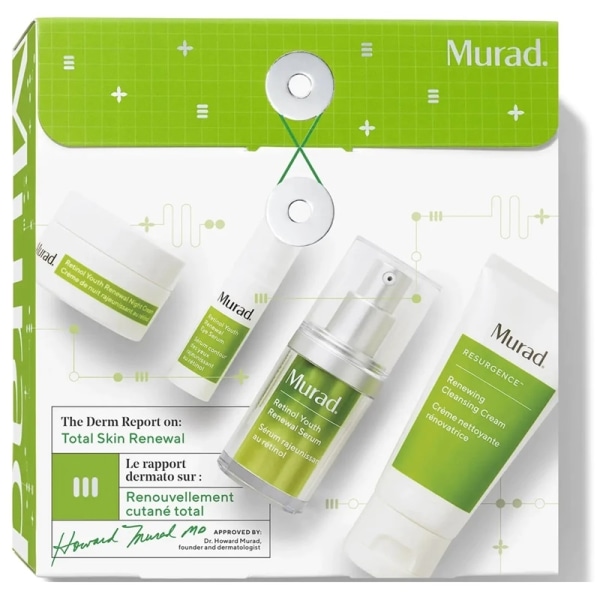 Giftset Murad The Derm Report Total Skin Renewal Green