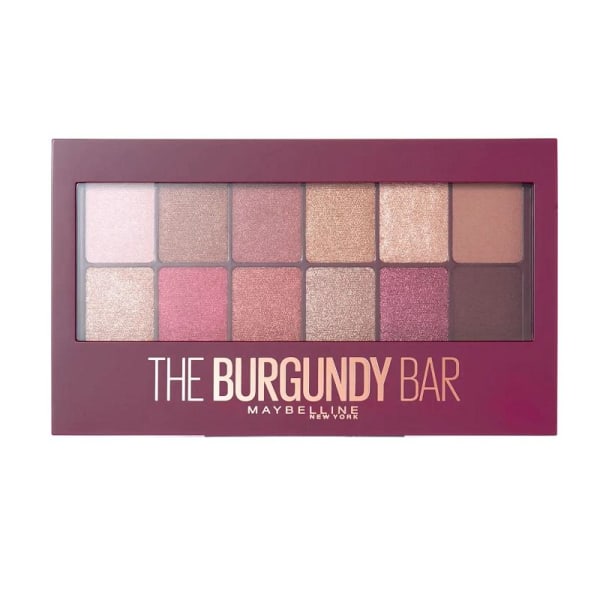 Maybelline The Burgundy Bar -luomiväripaletti 9,6 g Pink gold