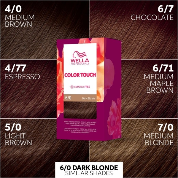 Wella Color Touch Pure Naturals 6/0 Dark Blonde Brun