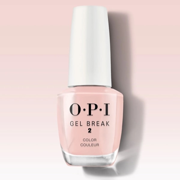 OPI Nail Polish Gel Break Pink 15ml Transparent