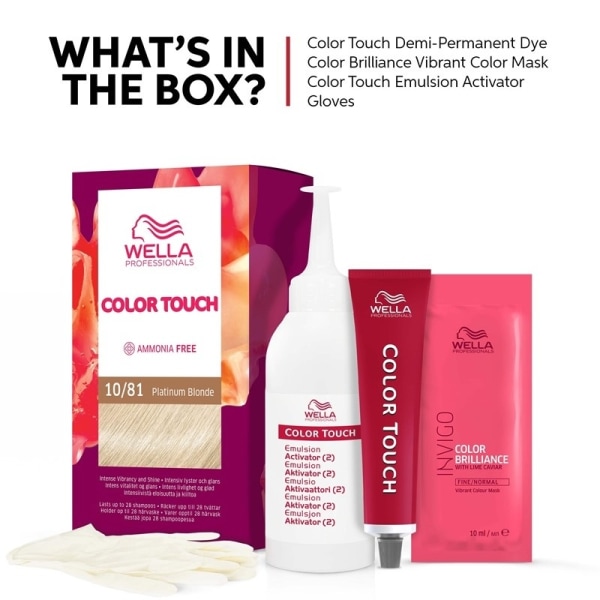 Wella Color Touch Rich Naturals 8/81 Pearl Blonde Gul