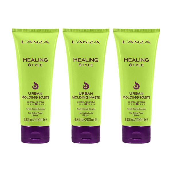 3-pack L'anza Healing Style Urban Molding Paste 200ml Green