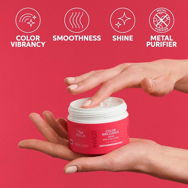 Wella Professionals Invigo Color Brilliance Mask Fine Hair 150ml Red