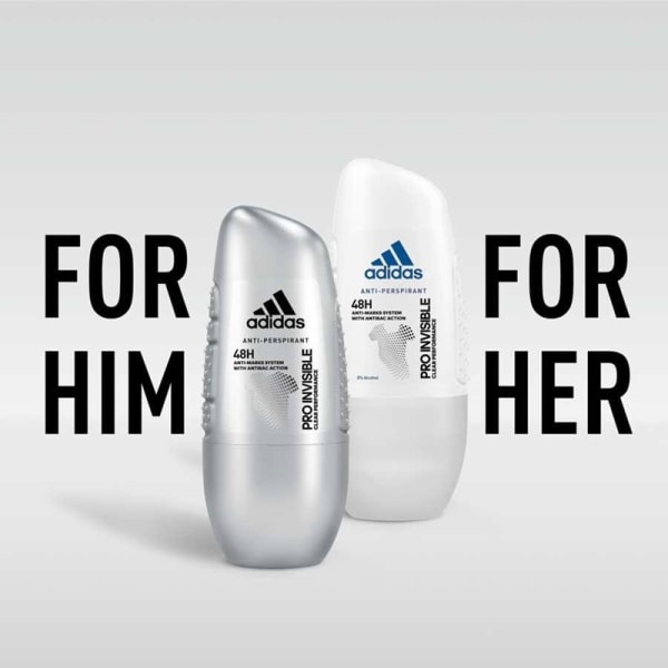 Adidas Pro Invisible Anti-Perspirant Roll-On For Women 50ml Vit