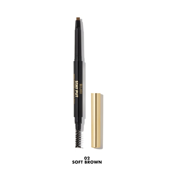Milani Stay Put Brow Sculpting Mechanical Pencil - 02 Soft Brown Brown