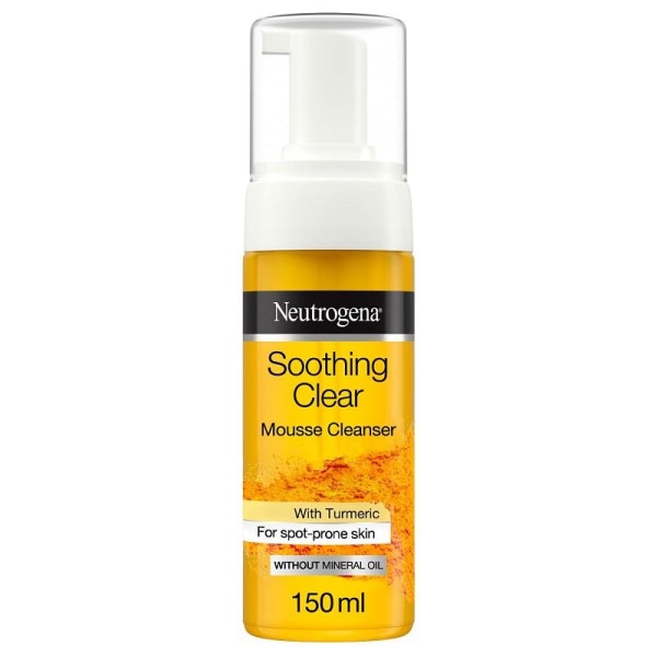 Neutrogena Clear & Soothe Mousse Cleanser 150ml Transparent