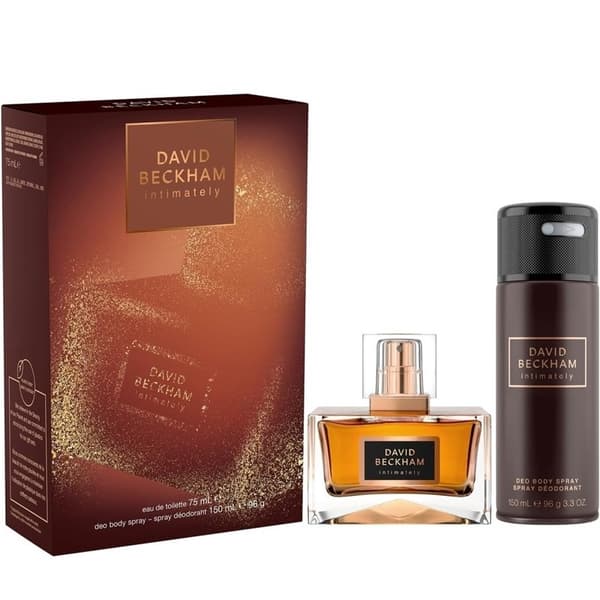 Giftset David Beckham Intimately Edt 75ml + Deospray 150ml White