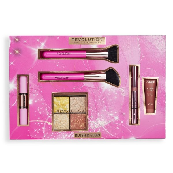 Makeup Revolution Blush & Glow Gift Set Pink
