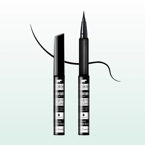 Kokie Retractable Liquid Eyeliner Ultimate Black Svart