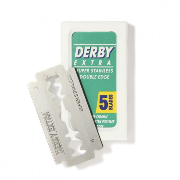 Derby Extra Double Edge 5-pack Transparent