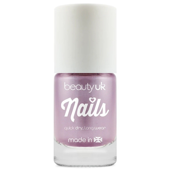 Beauty UK Candy Pearl Nail Polish - Lilac Transparent