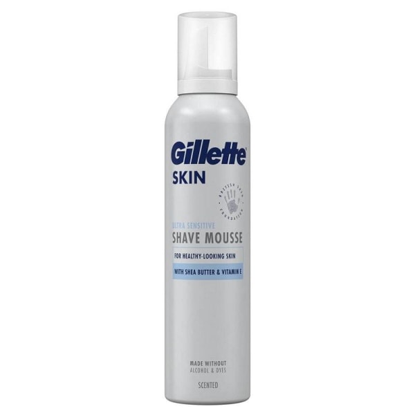 Gillette Skin Ultra Sensitive Shave Mousse 240ml Transparent