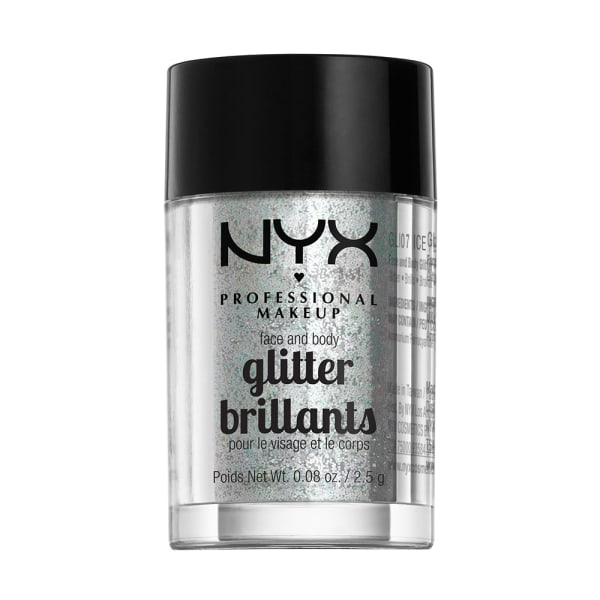NYX PROF. MAKEUP Face & Body Glitter - 07 Ice 2,5g Silver