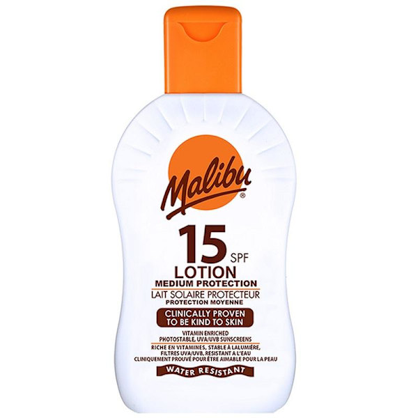 Malibu Sun Lotion SPF15 200ml White