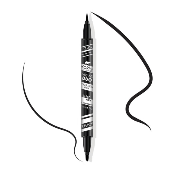 Kokie Dynamic Duo Eyeliner Pen Black Black