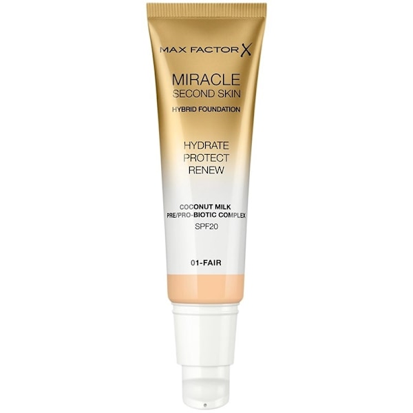 Max Factor Miracle Second Skin Foundation 01 Fair Beige