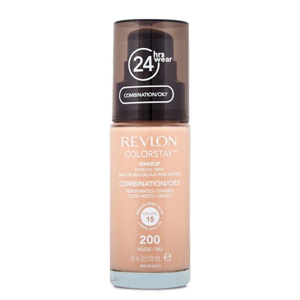 Revlon Colorstay Makeup Combination/Oily Skin - 200 Nude 30ml Transparent