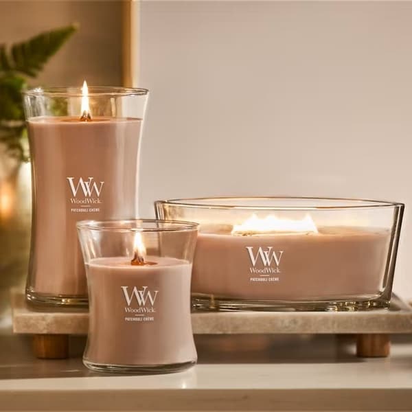 WoodWick Medium - Patchouli Creme Beige