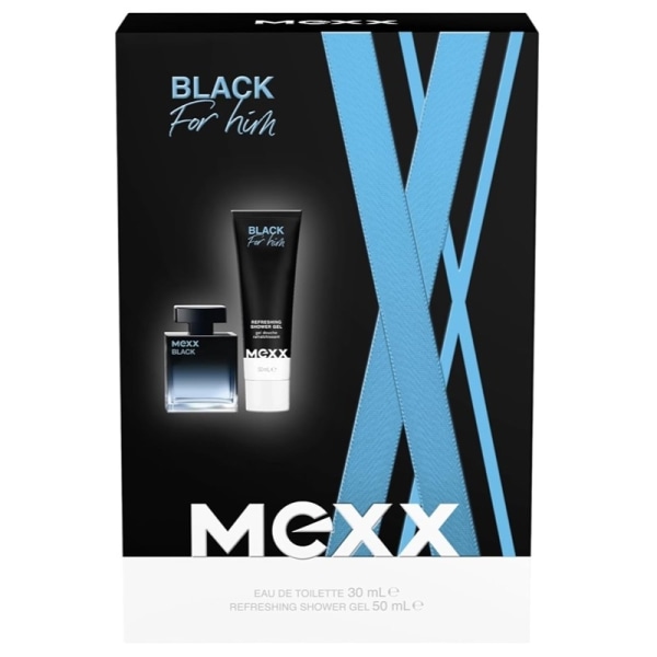 Giftset Mexx Black Man Edt 30ml + Shower Gel 50ml Black